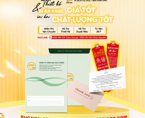 In ấn Thiết Kế Các Ấn Phẩm Khác