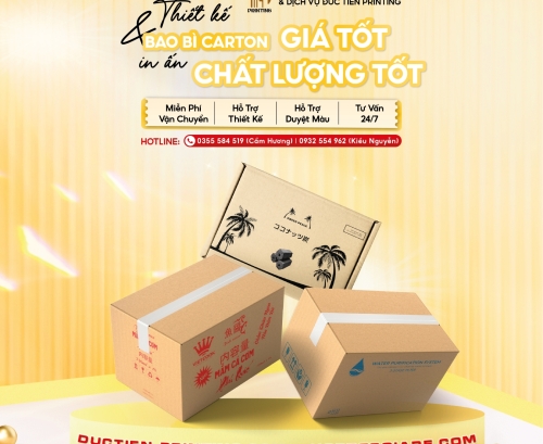 In Ấn Thiết Kế Thùng Carton